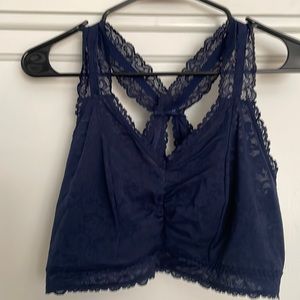 NWOT pretty navy bralette